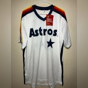 Astros White and Navy Men's Jersey